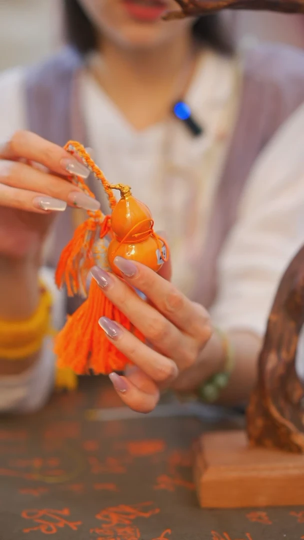 491非遗漆手艺工天然葫芦文玩福禄