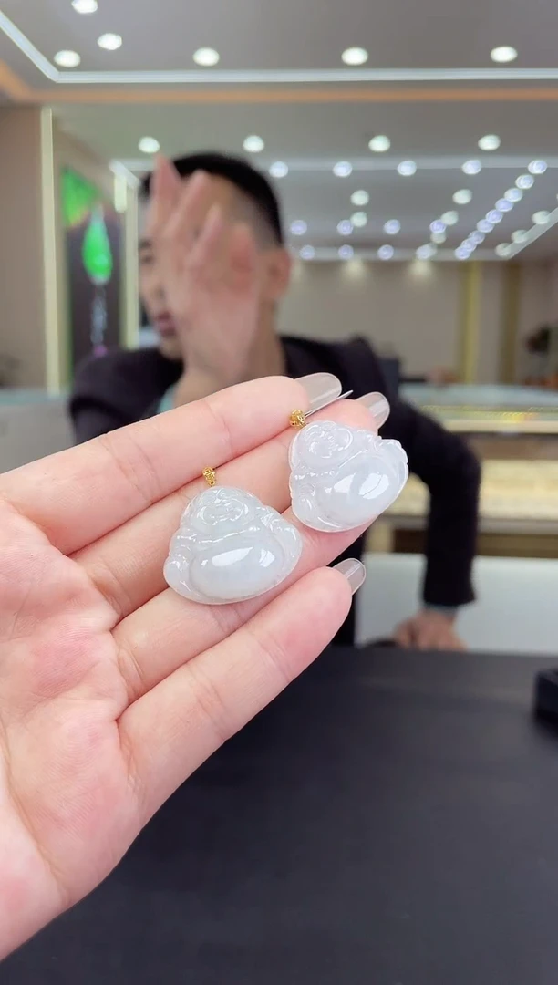 【闪购商品】翡翠挂件18K金镶嵌多样性发一件多人@@CMT