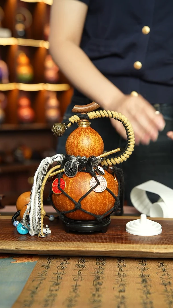 187号精品大漆酒葫芦防腐防渗装水茶酒