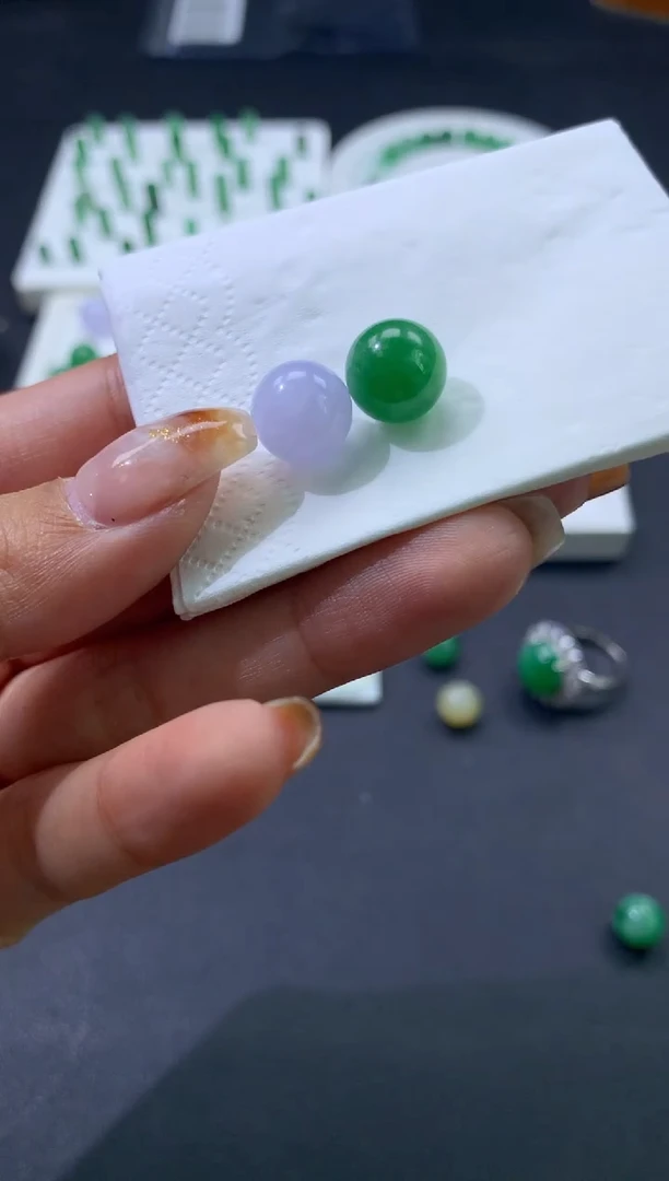 【闪购商品】定制翡翠未镶嵌珠3