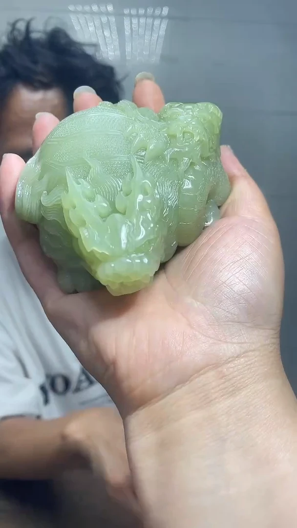 和田玉未镶嵌摆件1