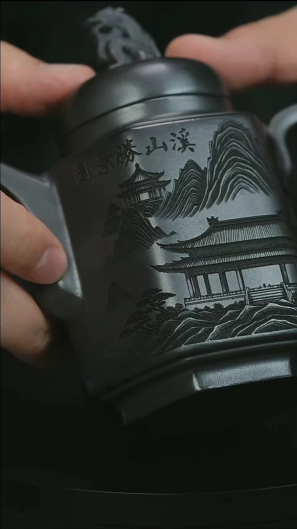 茶壶紫砂K*森H1546刘琴六方宫灯