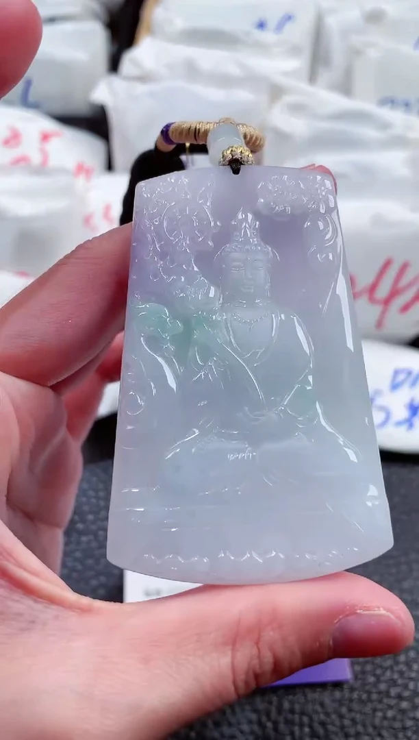 【闪购商品】翡翠颈饰未镶嵌00006470素衣观音