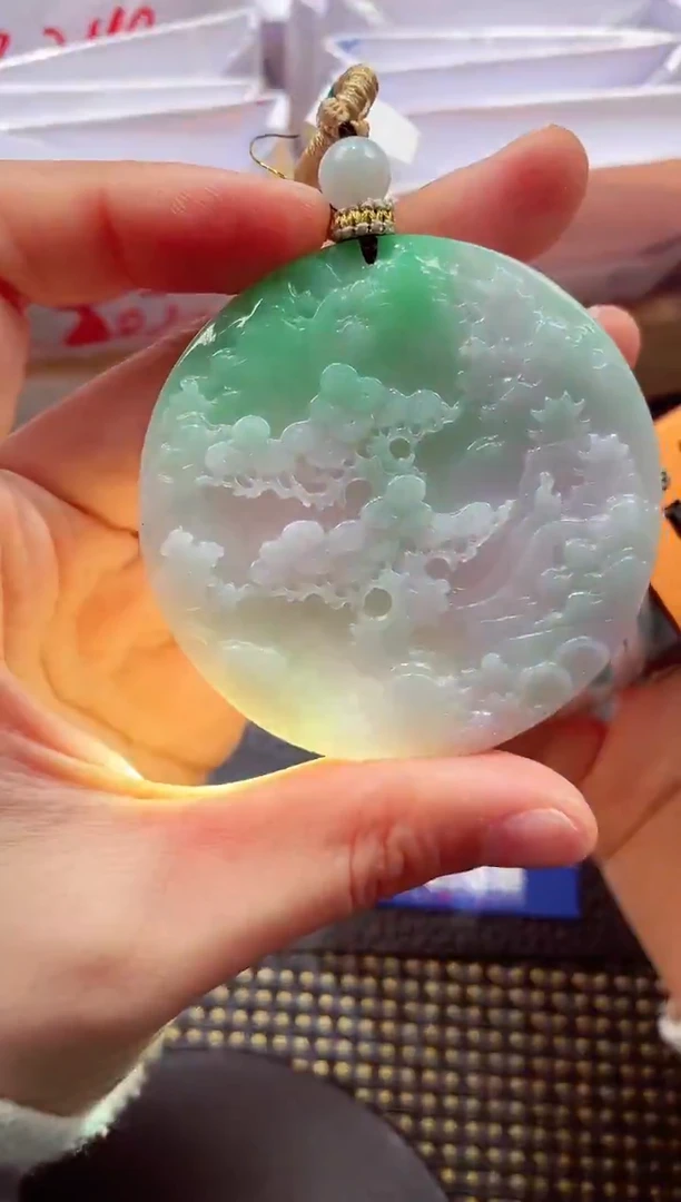 未镶嵌挂件翡翠888886666