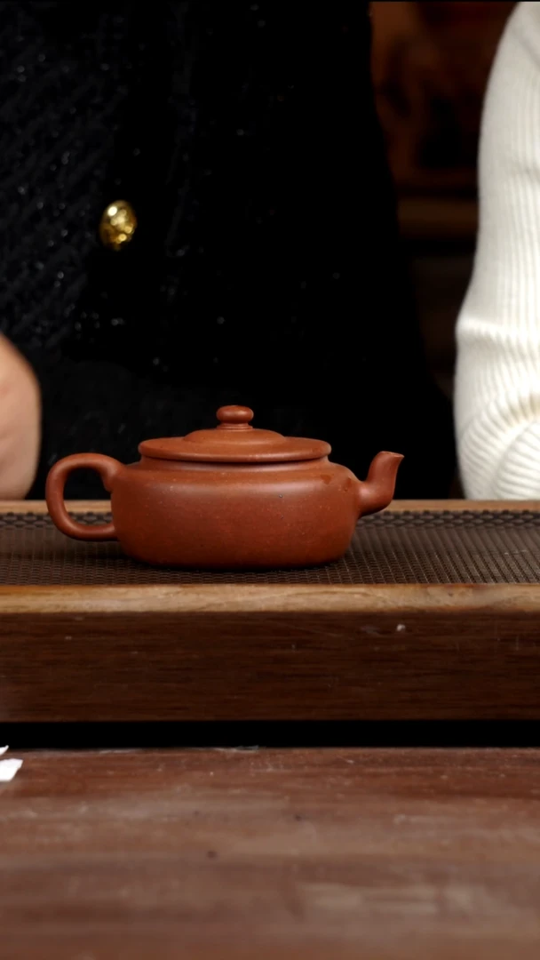 茶壶紫砂粗砂朱砂旭帽180CC