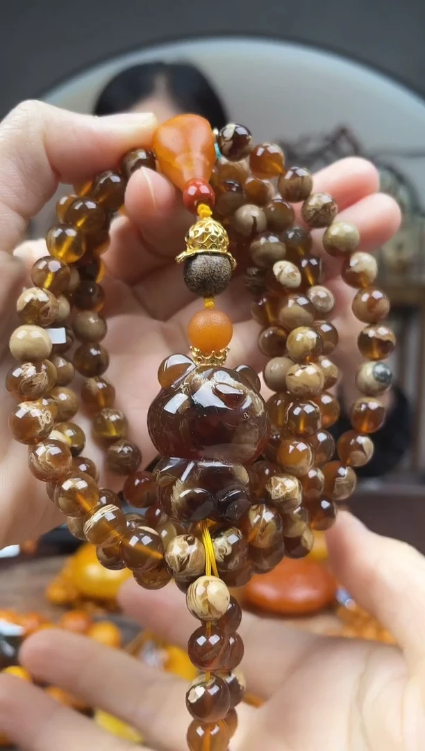 未镶嵌琥珀裸石首饰 假1赔4（多样性发货1件