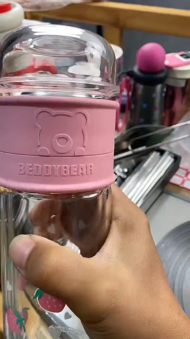 水晶玻璃1杯 玻璃茶水分离杯罗