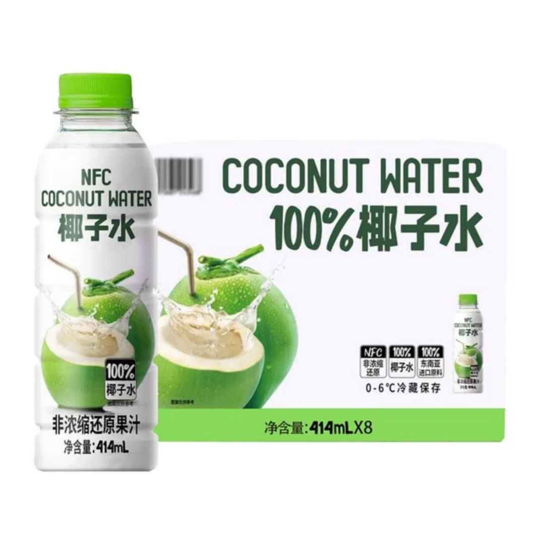 叮个椰 100%椰子水 414mLx8