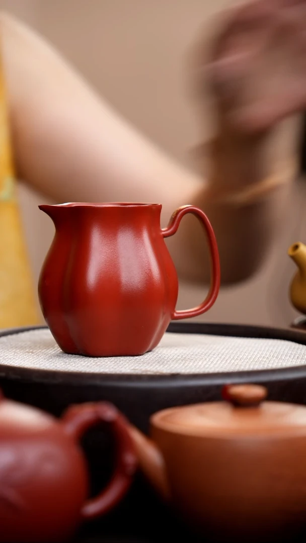 茶壶紫砂朱泥钱袋公道杯