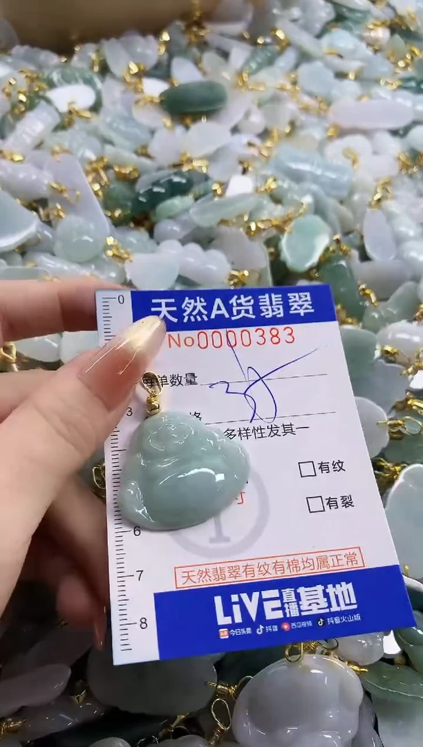 颈饰未镶嵌翡翠天然A货翡翠