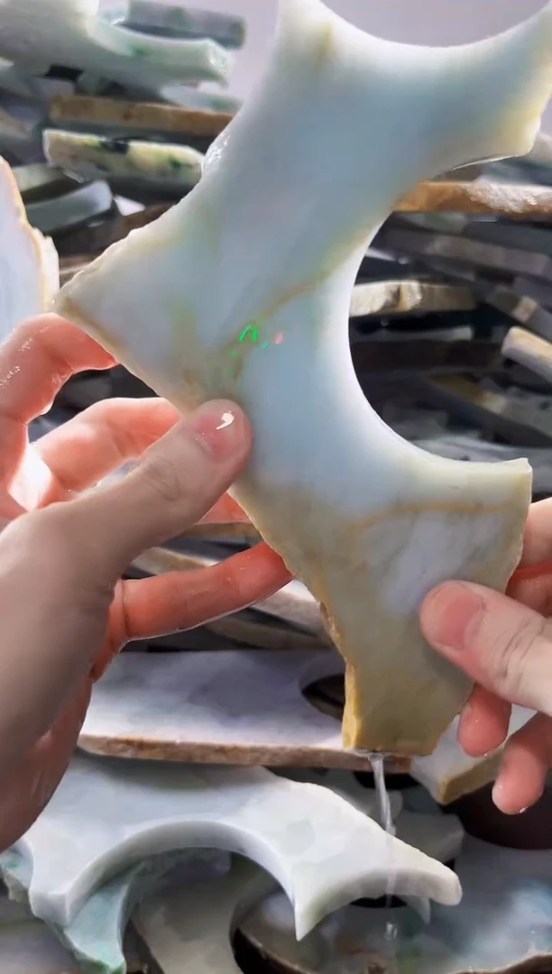 裸石翡翠缅甸翡翠A货文5356