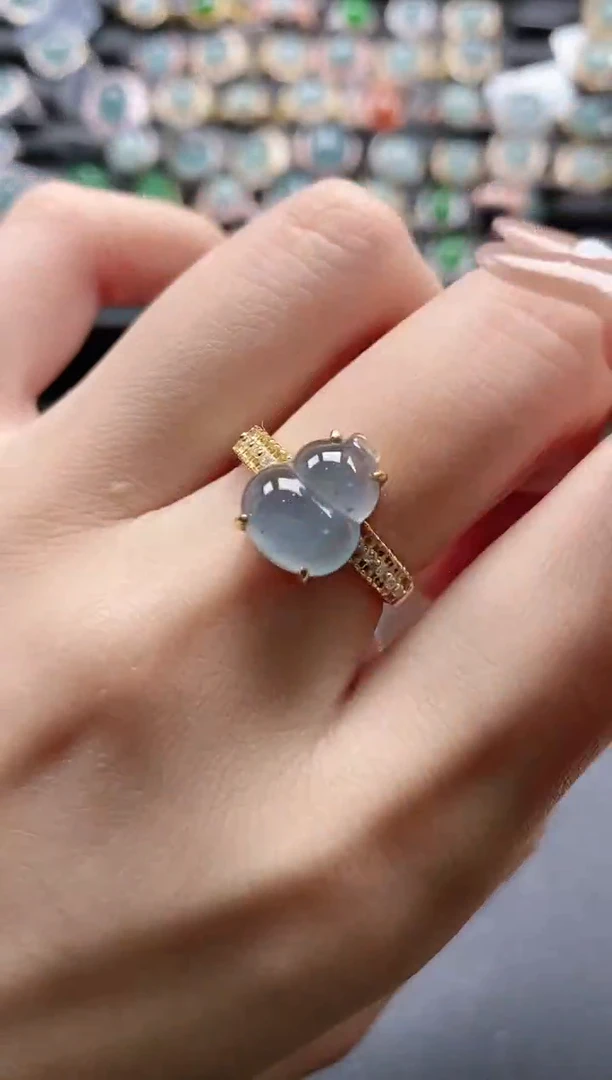 【闪购商品】翡翠戒指银S925镶嵌51151