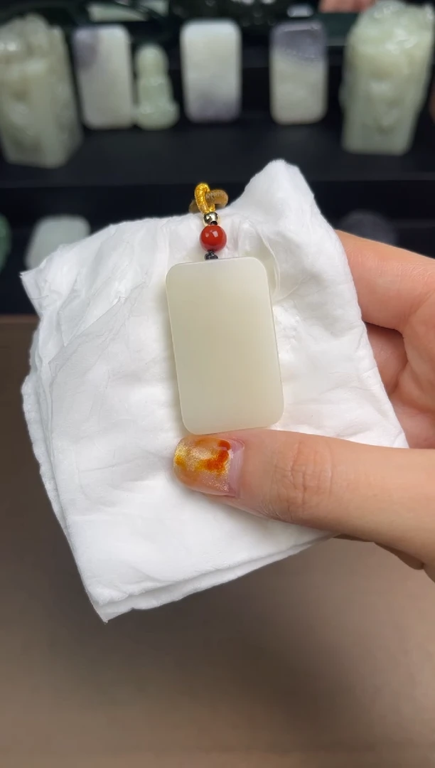 【闪购商品】和田玉颈饰未镶嵌53 23×38mm尺寸