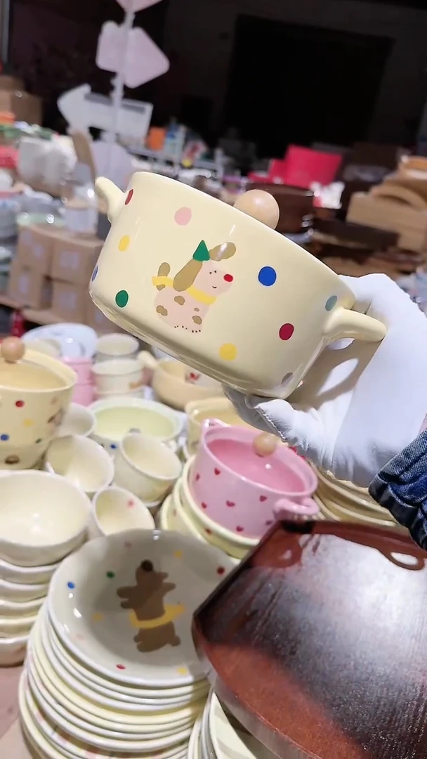 【闪购商品】瓷片泡面碗微瑕 凑满20元包邮