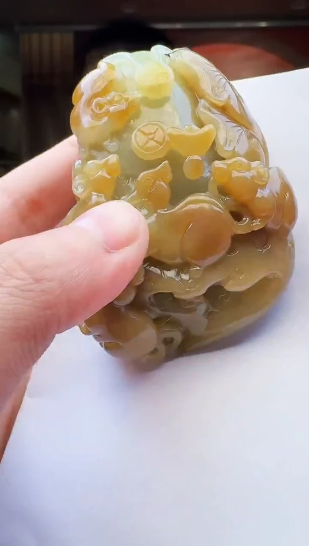 定制和田玉玉雕臻品馆天然和田玉（拍一发一）