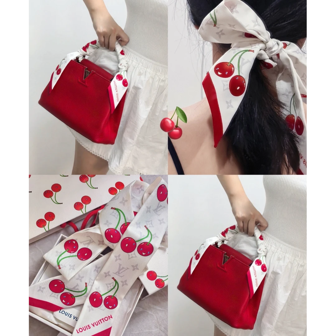 未使用 LouisVuitton/路易威登 【念念】LV CERISE 束发带 白色