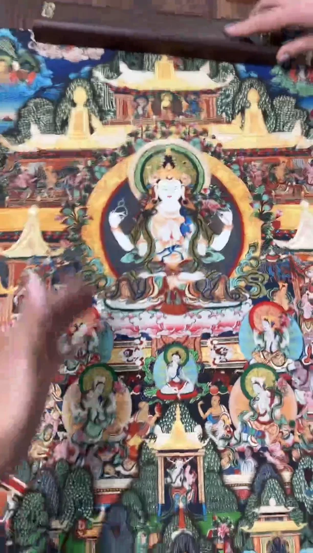 卷轴画老三的唐卡tk16