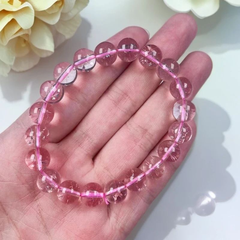 【小杨严选】粉水晶10m手串妈妈时尚女款