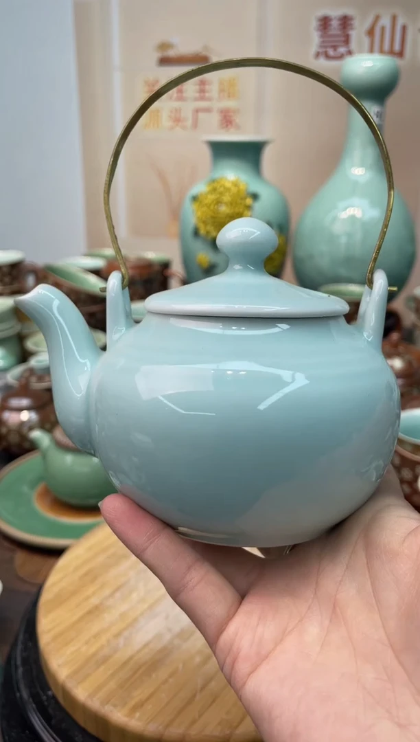 瓷特价福利 微瑕 慧仙青瓷