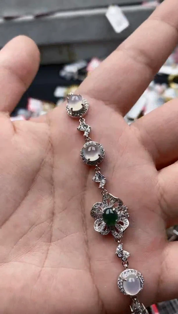 【闪购商品】翡翠戒指银S925镶嵌77777----3