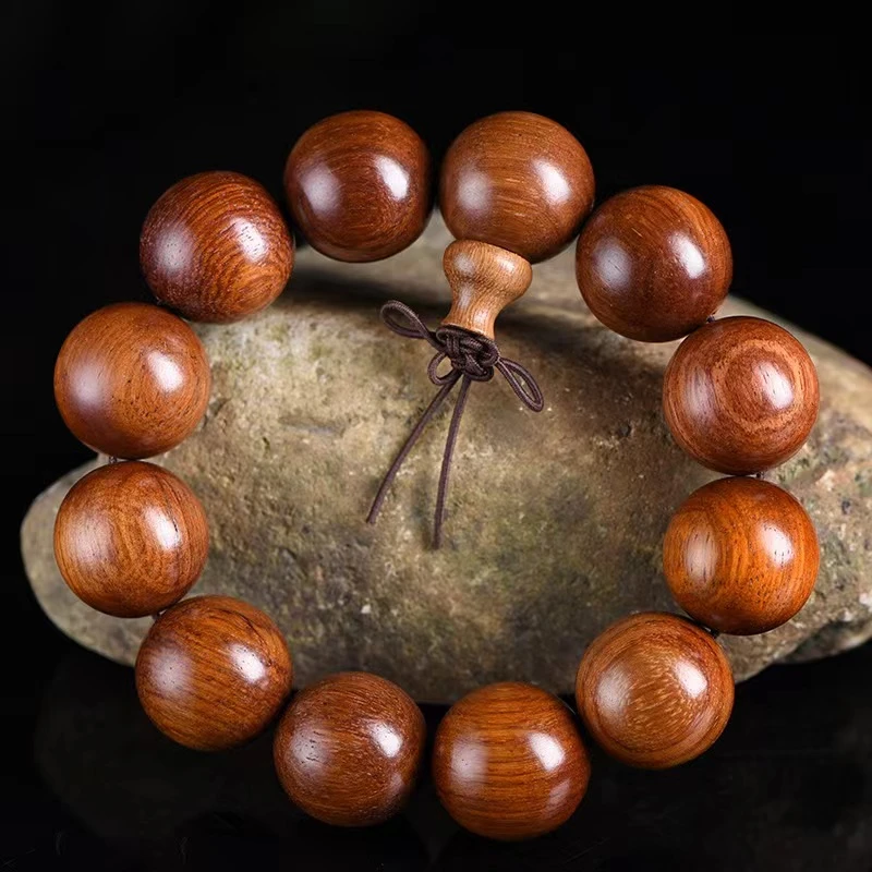 黄色珠珠佛珠男女情侣创意饰品