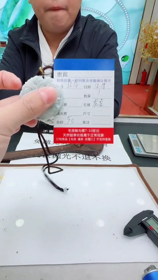 颈饰未镶嵌翡翠LL16翡翠吊坠-多样性发其一