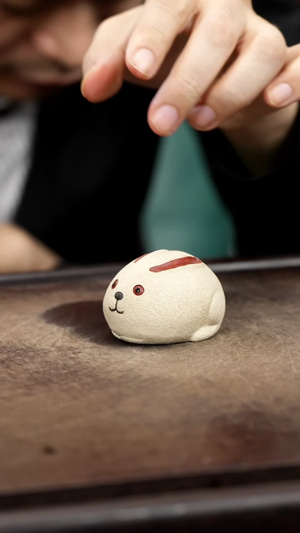 紫砂茶宠紫砂兔子