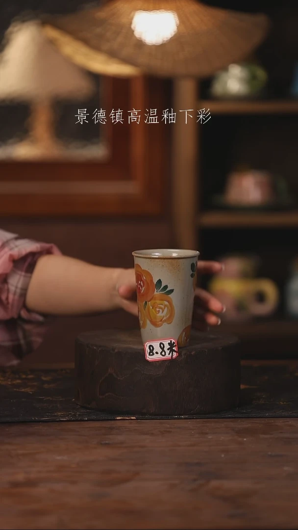 陶瓷景德镇高温釉下手绘陶瓷201