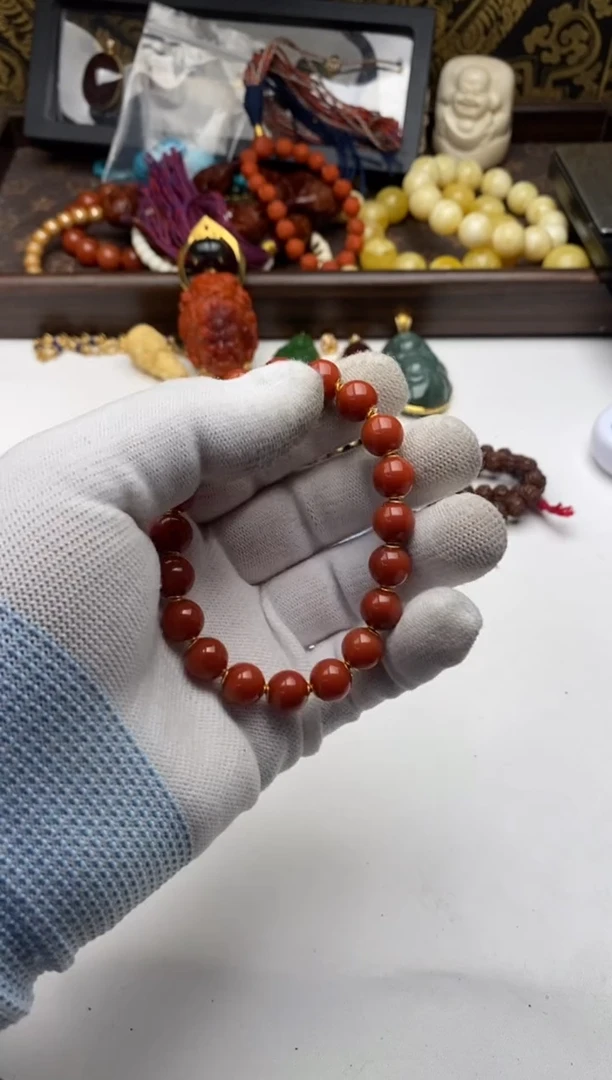 未镶嵌手串南红玛瑙南红手串