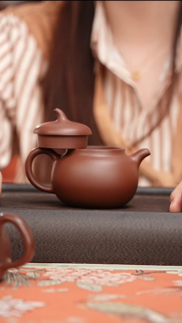 茶壶紫砂一直很棒的茄瓜170cc