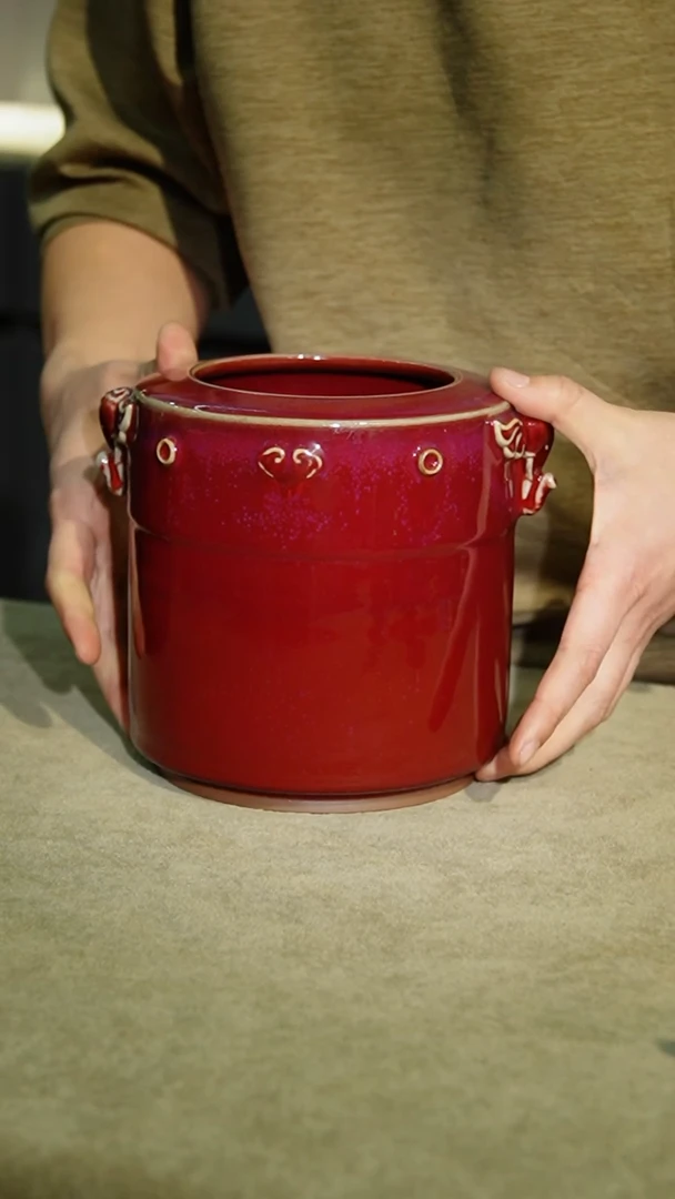 【闪购商品】151-1吉祥鼓钉尊（英歌窑）