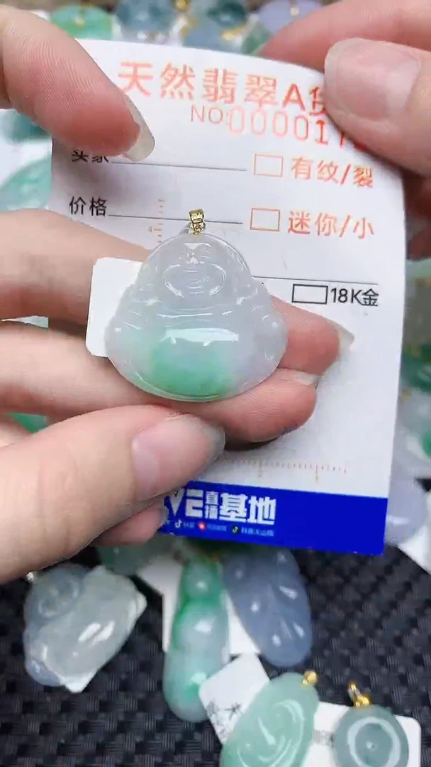 【闪购商品】翡翠颈饰18K金镶嵌345343453