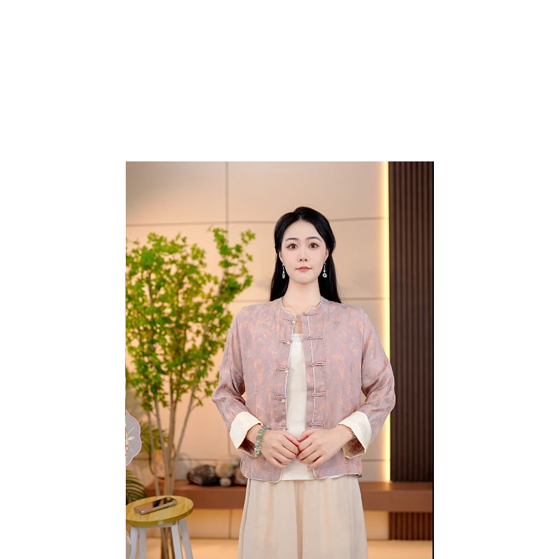 【万紫千红】新中式盘口唐装外套