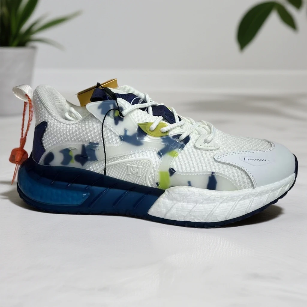 152运动鞋跑步真爆米花减震轻便男女百搭休闲运动鞋HB559-2