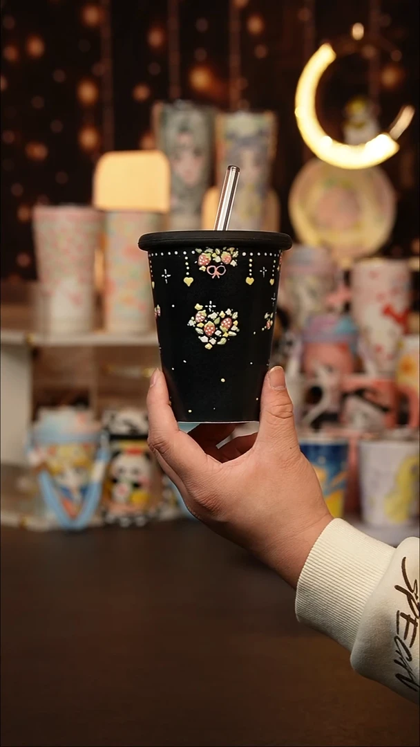 (玉泥）景德镇手工手绘文创陶瓷杯