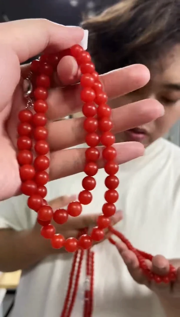 【闪购商品】南红玛瑙项链未镶嵌多样性发其一颜色微差