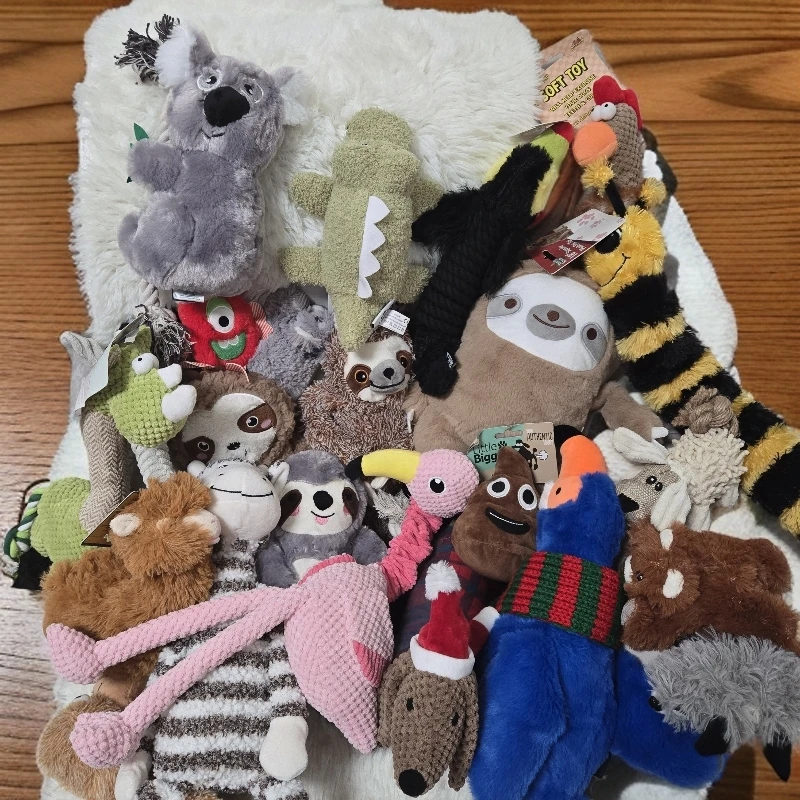 No退No换萨摩耶耐咬解闷玩具大狗发声自嗨宠物玩具中型犬猫咪套装