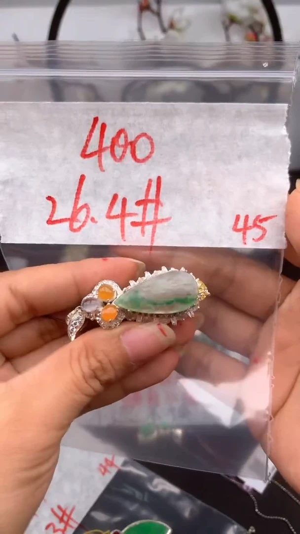 定制翡翠未镶嵌缅甸天然A货翡翠拍一发一