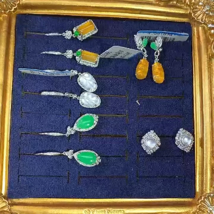 【彩虹盘】翡翠-18K金镶嵌-多样性发一件-ST14|CXQ21