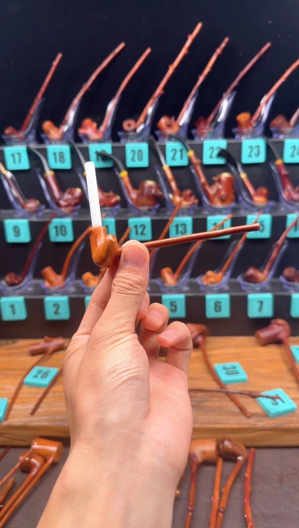 一物一图檬子木手工香烟嘴