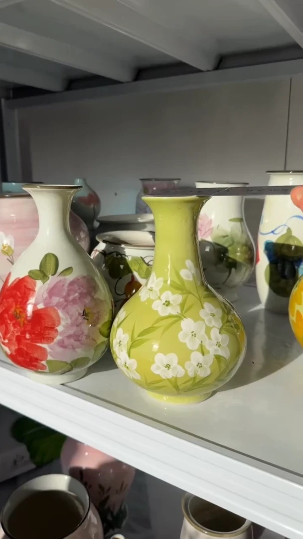 瓶陶景德镇手工绘画陶瓷