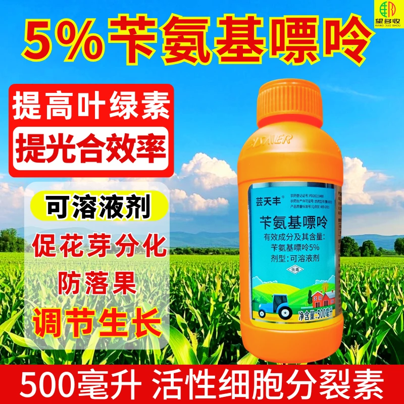 芸天丰5%苄氨基嘌呤果树柑橘活性细胞分裂素提高光合促花芽分化