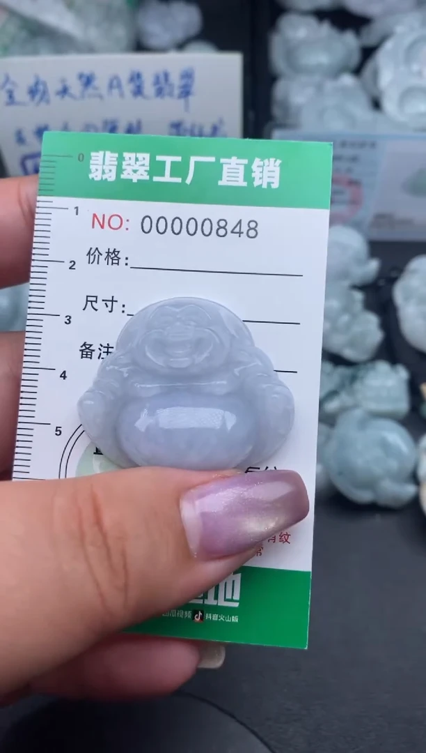 翡翠未镶嵌颈饰缅甸天然A货翡翠0848