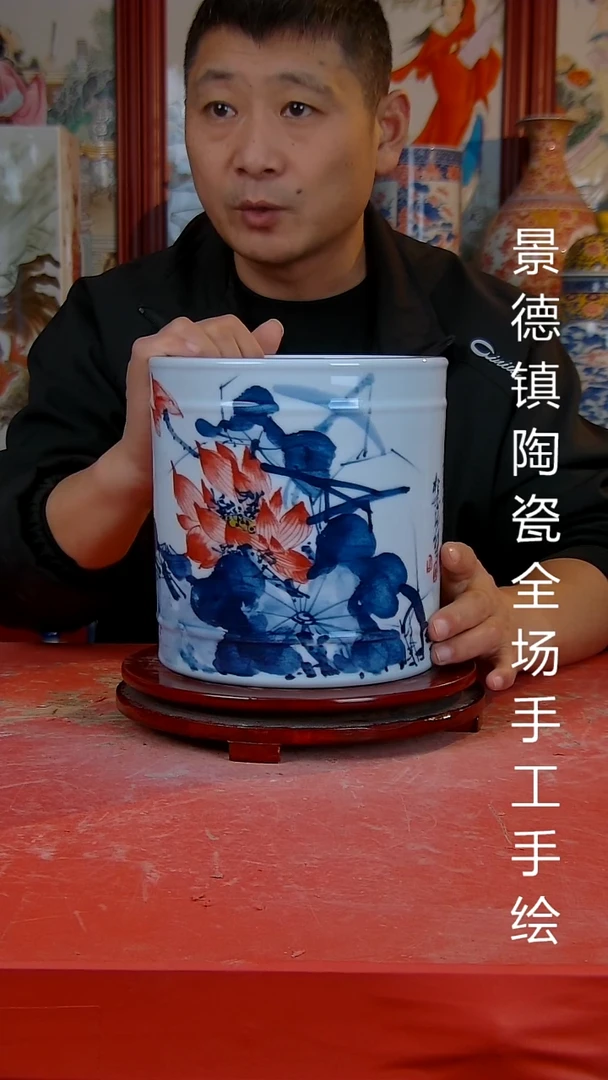 摆件陶景德镇陶瓷 全场手工手绘