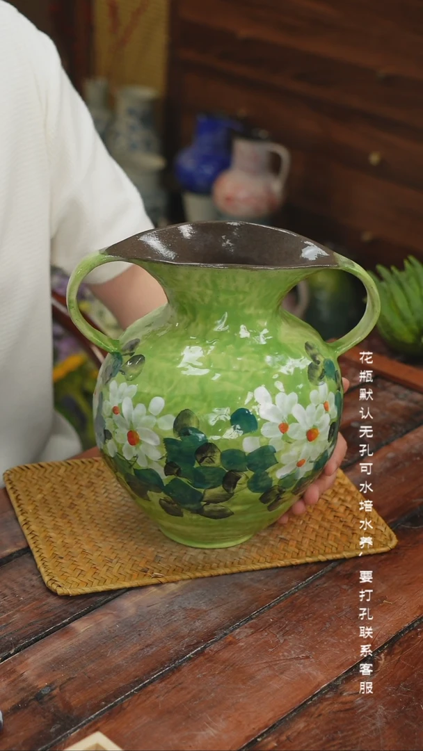 景德镇手作艺术感花瓶
