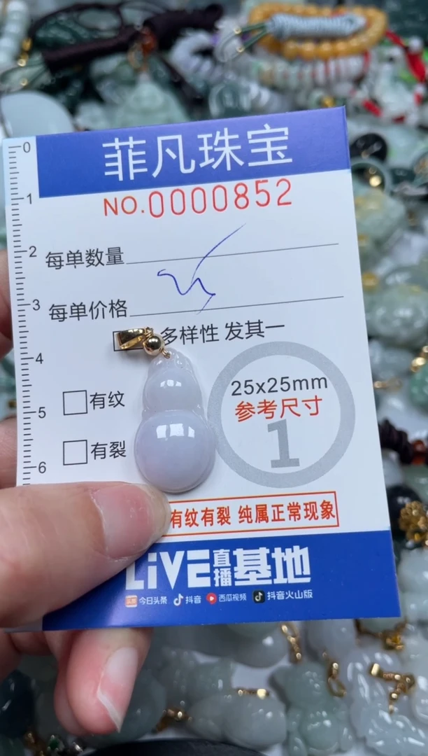 【闪购商品】翡翠颈饰未镶嵌00..0852