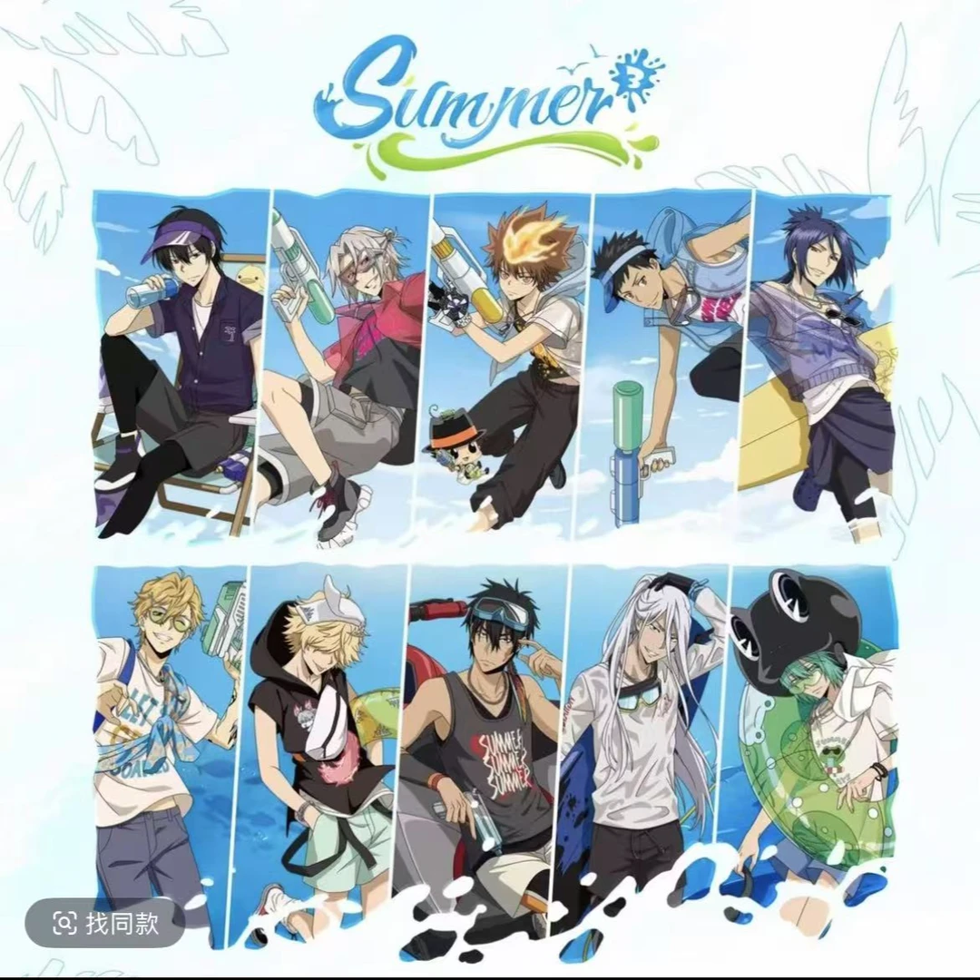 【家教水枪】家庭教师上海快闪夏日吧唧拍立得（盲盒代拆）