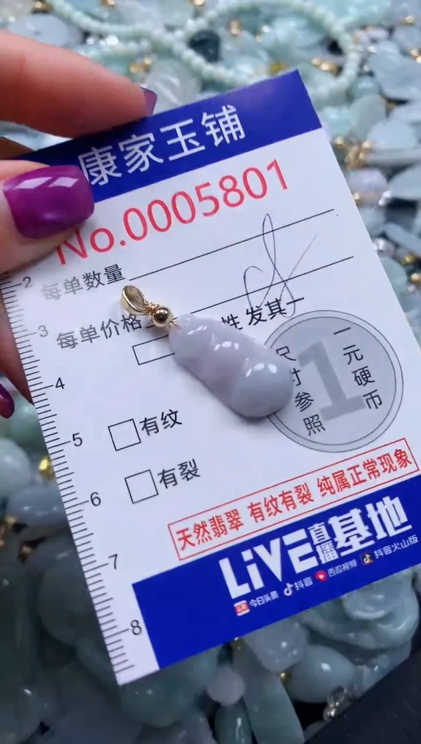 颈饰未镶嵌翡翠5801