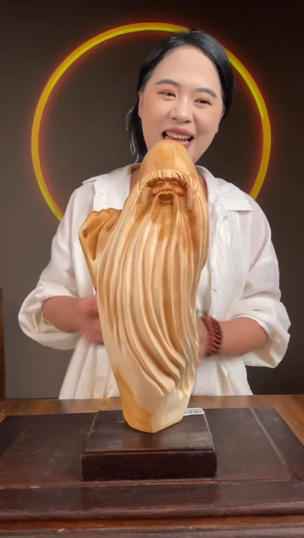 柏木（崖柏）手工摆件,先抢先得! 编号:55