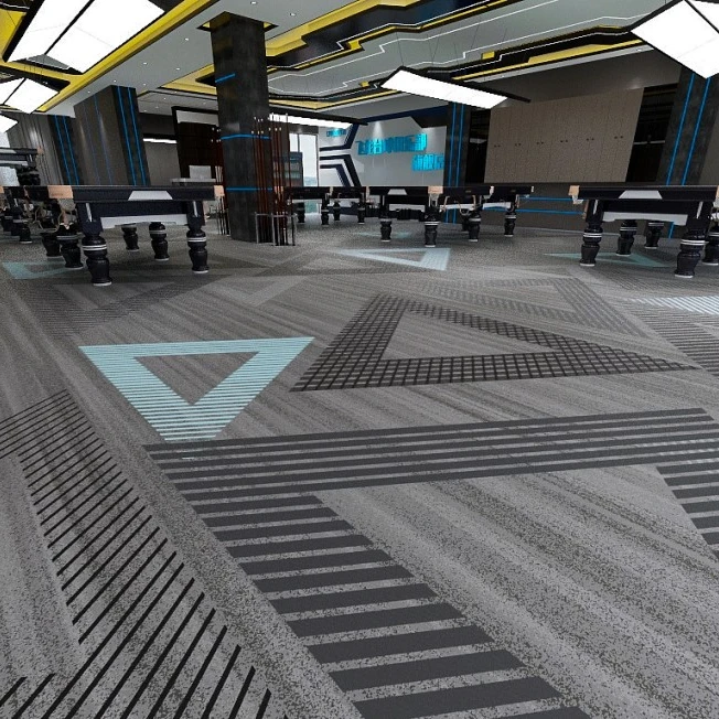 尼龙600台球厅地毯酒店地毯商用满铺印花定制地毯不掉色不掉毛